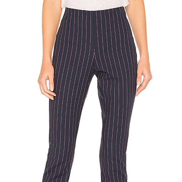 Rag & Bone Pants 2 Simone Blue/Red Stripe Snap